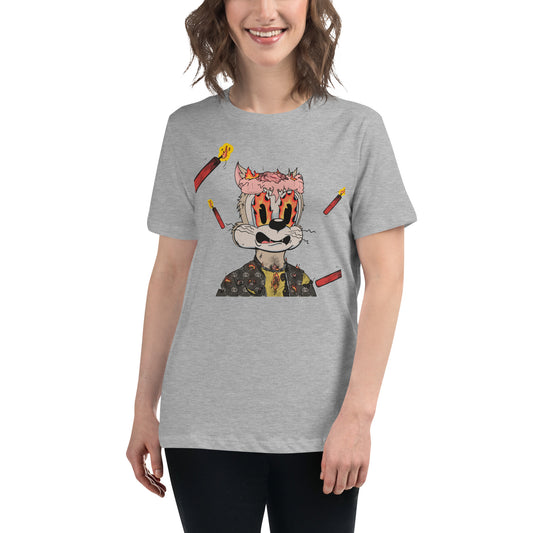 Camiseta ancha para mujer Detonado Toonz #2832