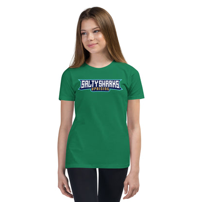 SSU Salty Sharks Uprising Logo Youth Short Sleeve T-Shirt