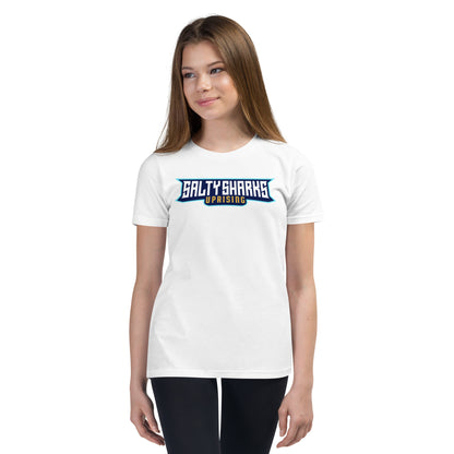 SSU Salty Sharks Uprising Logo Youth Short Sleeve T-Shirt