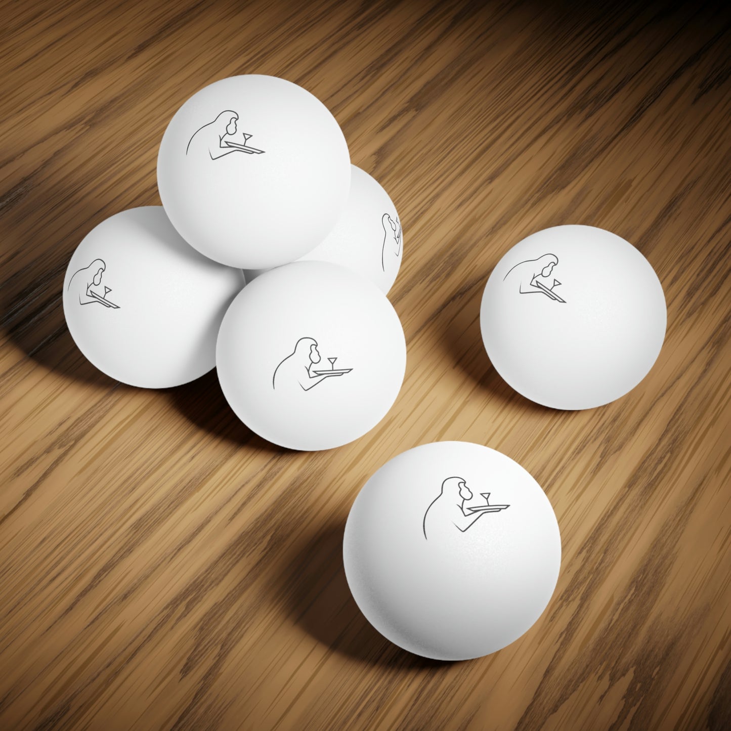 DASC - Ping Pong Balls, 6 pcs