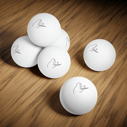 DASC - Ping Pong Balls, 6 pcs