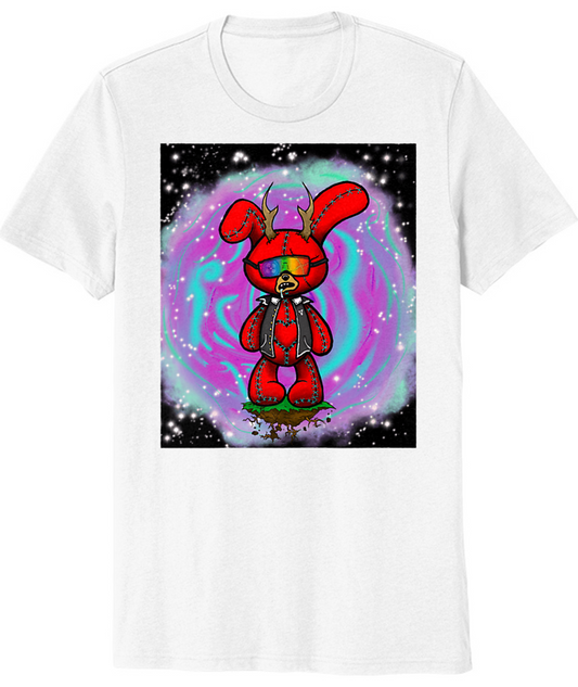 Stuffy Bunny #184 Camiseta de algodón orgánico Nightman